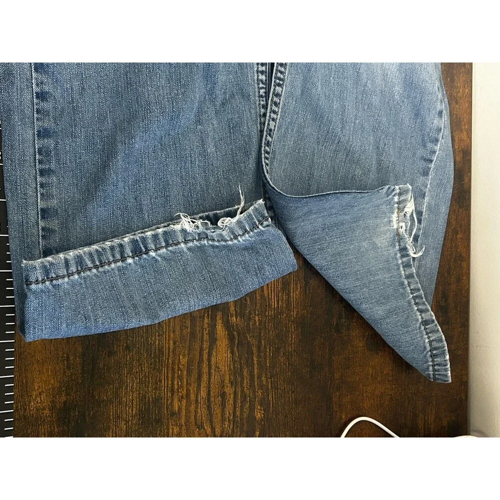 Levi's Men's 505 Straight Jeans Dark Rinse Regular Fit 34x30 100% Cotton
